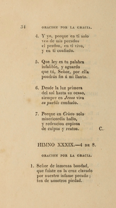 Himnos para el Uso de las Congregaciones Españolas de la Iglesia Protestante Metodista page 42