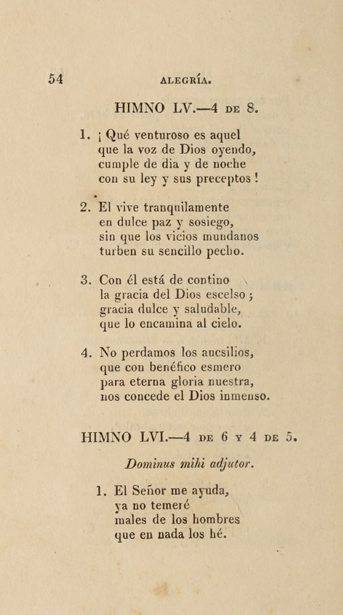 Himnos para el Uso de las Congregaciones Españolas de la Iglesia Protestante Metodista page 62