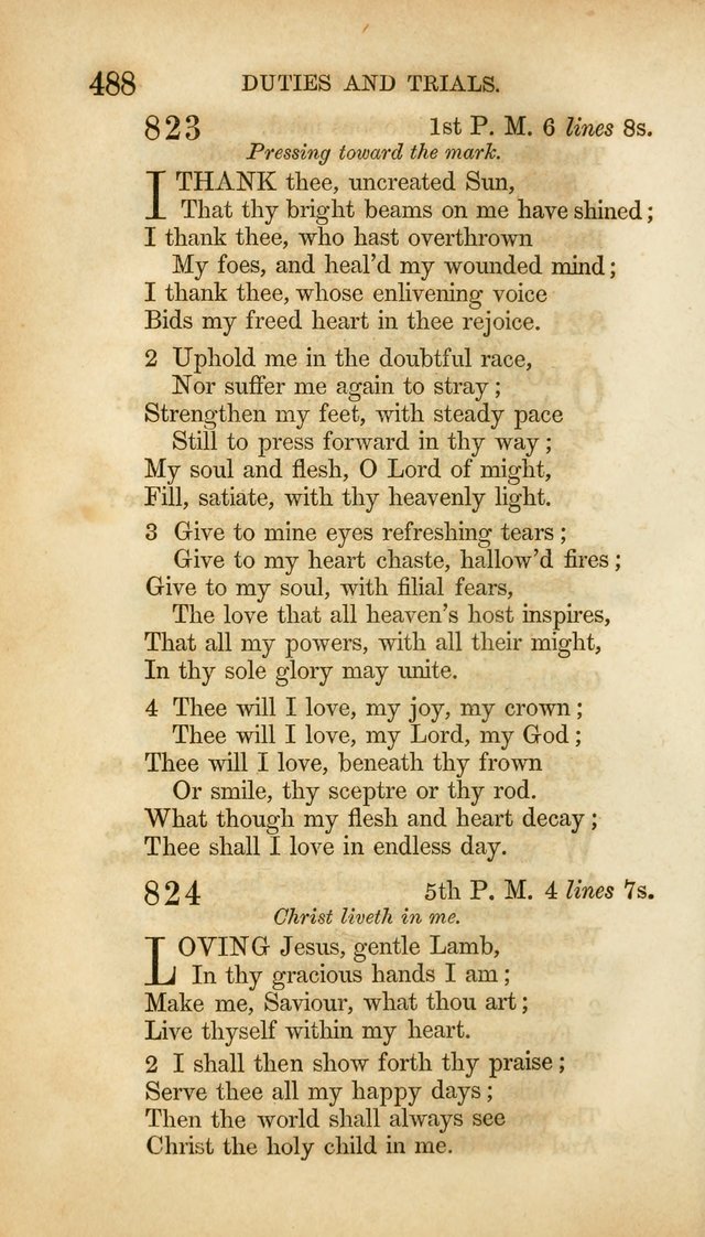 Hymns for the Use of the Methodist Episcopal Church. Rev. ed. page 495