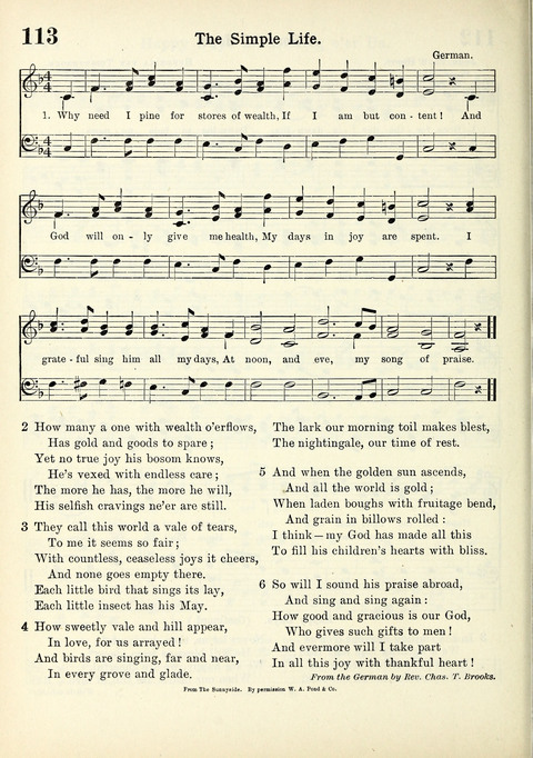 Heart and Voice: a collection of Songs and Services for the Sunday School and the Home page 189