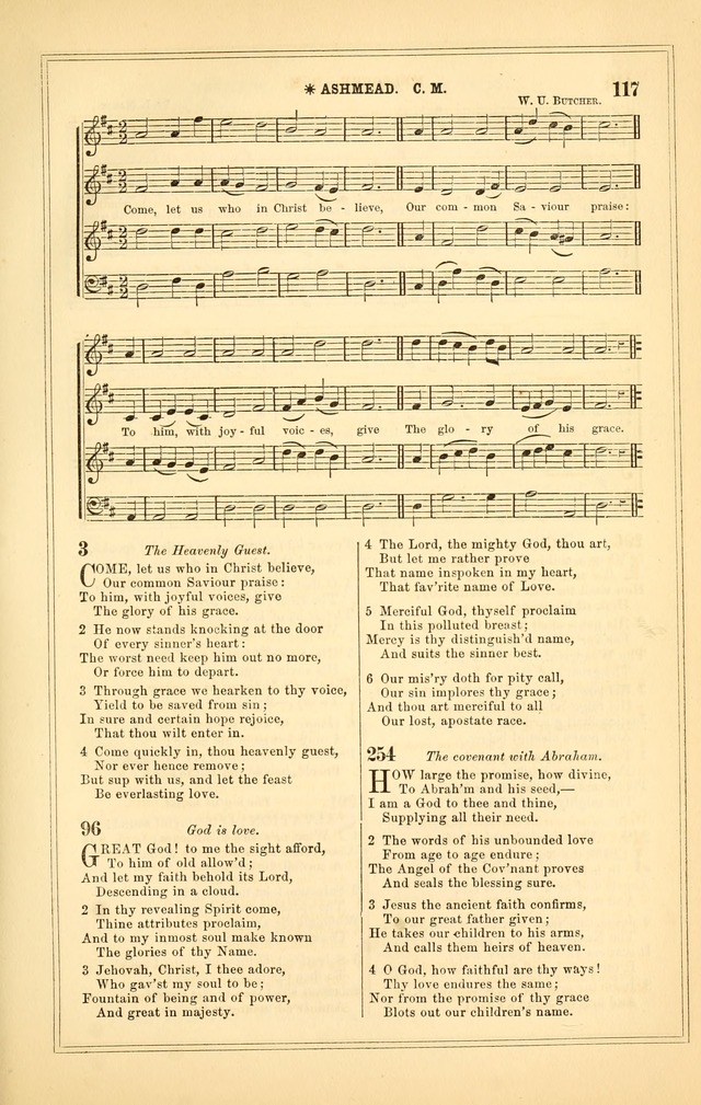 The Heart and Voice: or, Songs of Praise for the Sanctuary: hymn and tune book, designed for congregational singing in the Methodist Episcopal Church, and for congregations generally page 117