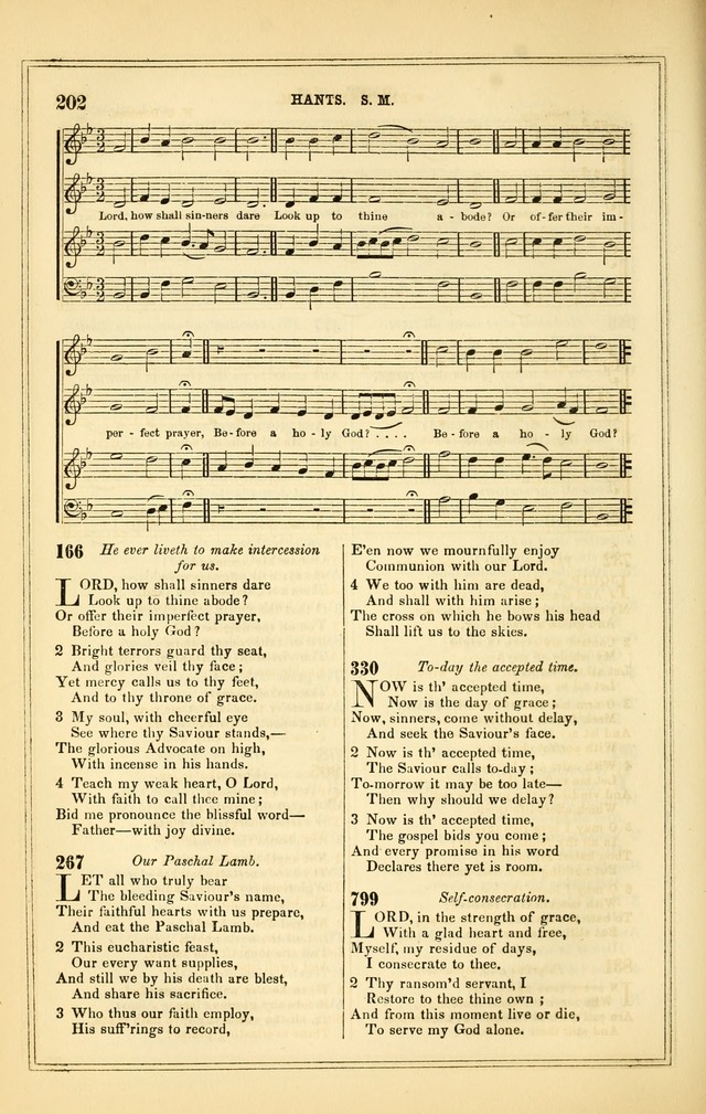 The Heart and Voice: or, Songs of Praise for the Sanctuary: hymn and tune book, designed for congregational singing in the Methodist Episcopal Church, and for congregations generally page 202