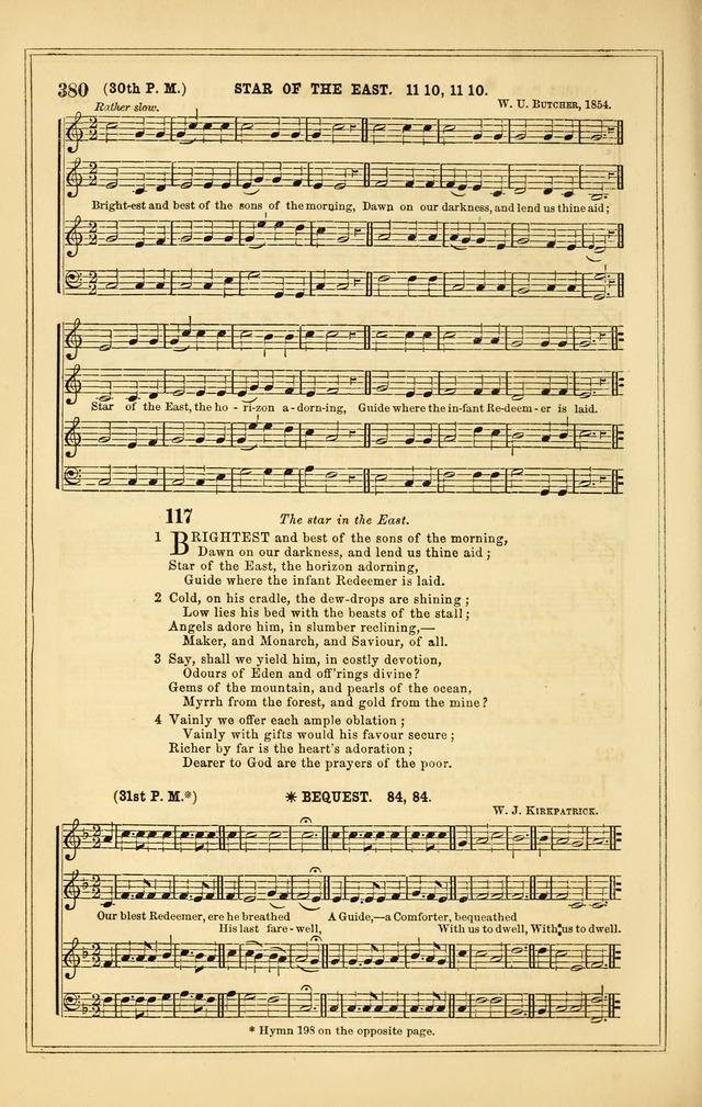The Heart and Voice: or, Songs of Praise for the Sanctuary: hymn and tune book, designed for congregational singing in the Methodist Episcopal Church, and for congregations generally page 380