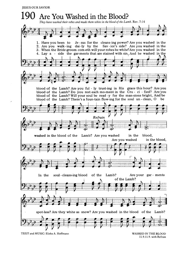 The Hymnal for Worship and Celebration page 190