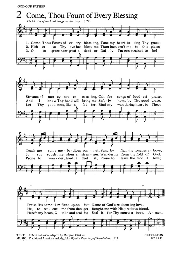 The Hymnal for Worship and Celebration page 2