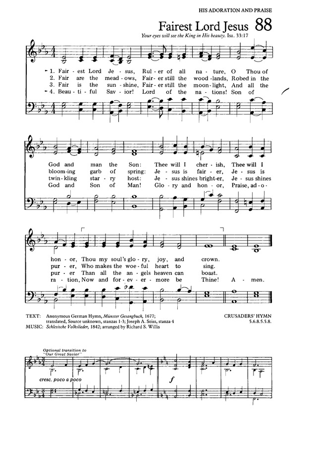 The Hymnal for Worship and Celebration page 91