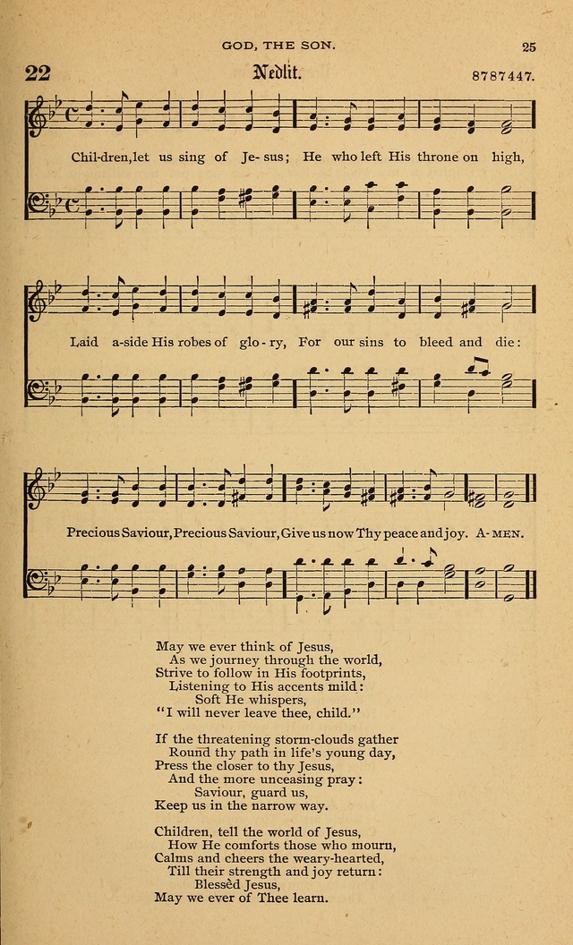 Hymnal with Music for Children page 34