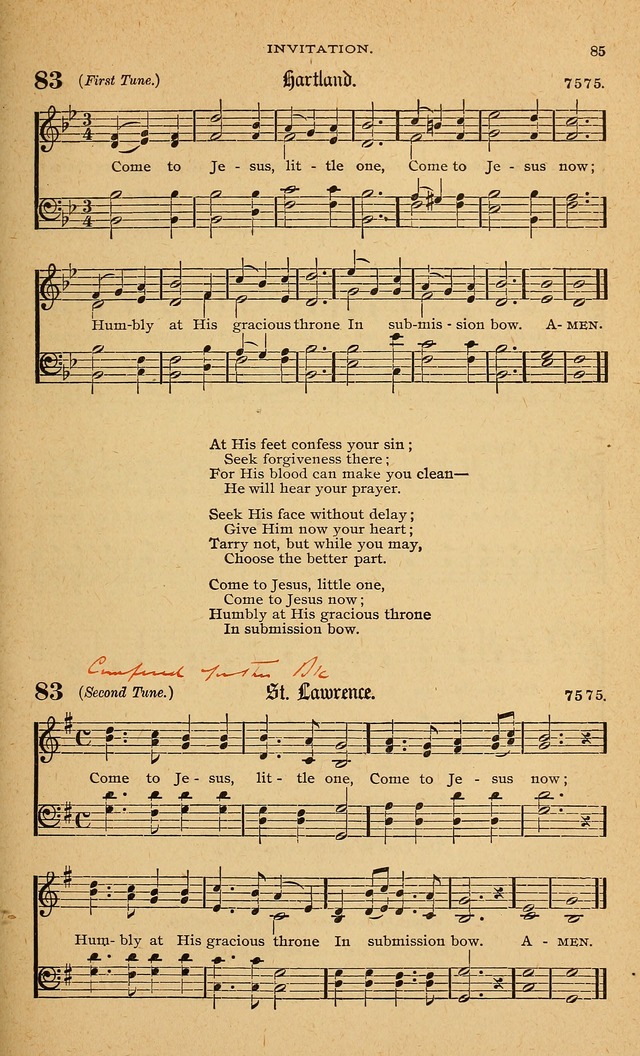 Hymnal with Music for Children page 94