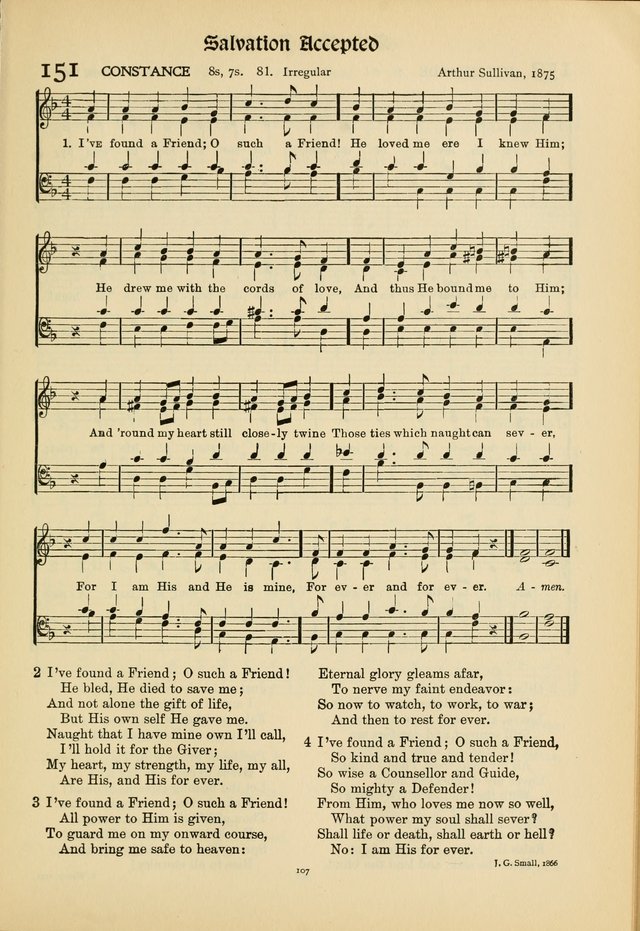 Hymns of Worship and Service. (Chapel ed.) page 107