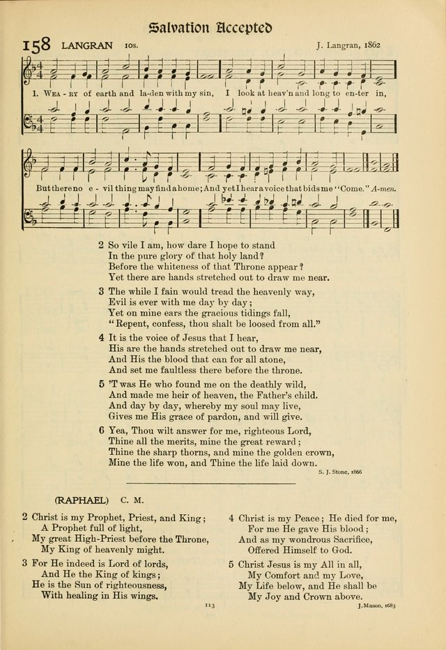 Hymns of Worship and Service. (Chapel ed.) page 113