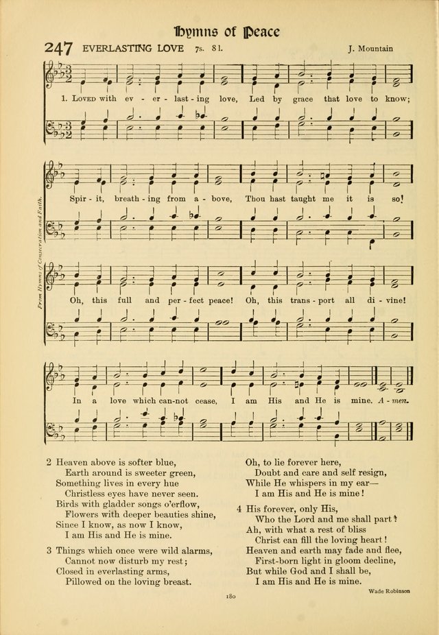Hymns of Worship and Service. (Chapel ed.) page 180