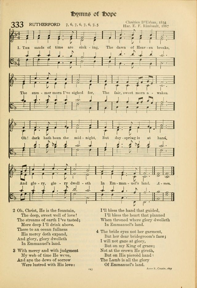 Hymns of Worship and Service. (Chapel ed.) page 243