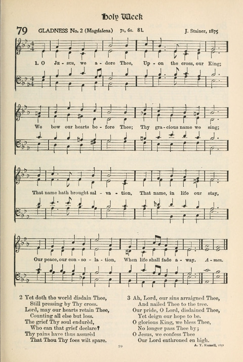 Hymns of Worship and Service: College Edition page 59