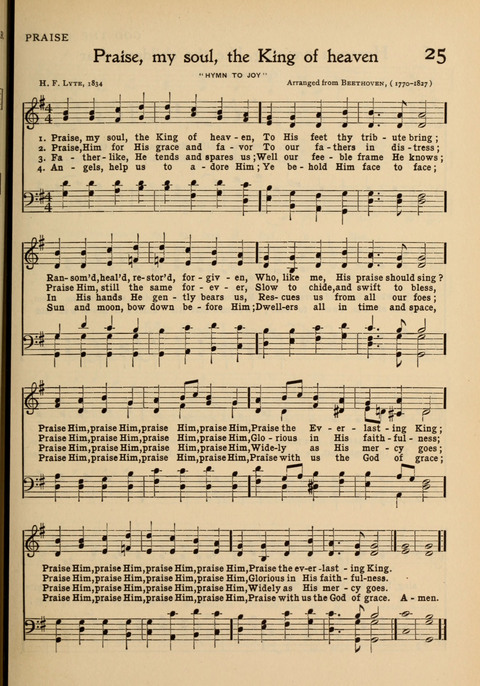 Hymns of Worship and Service: for the Sunday School page 23