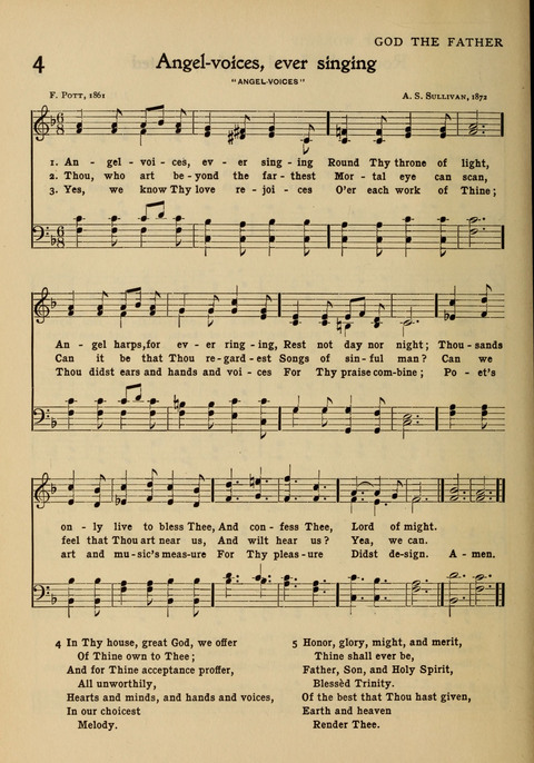 Hymns of Worship and Service: for the Sunday School page 4