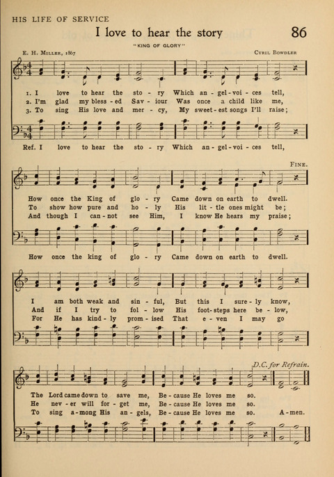 Hymns of Worship and Service: for the Sunday School page 75