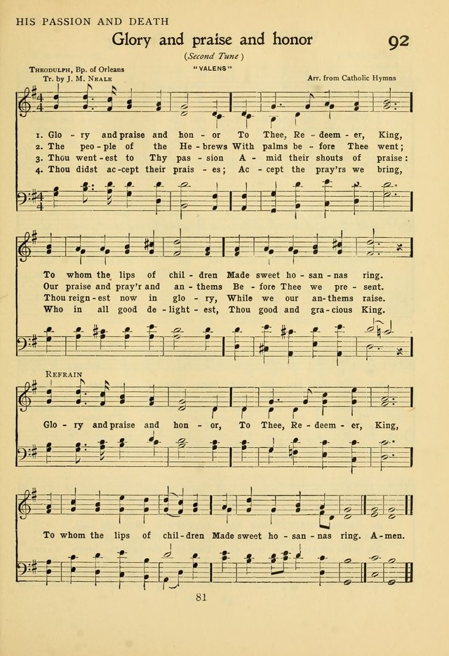 Hymns of Worship and Service: for the Sunday School page 100