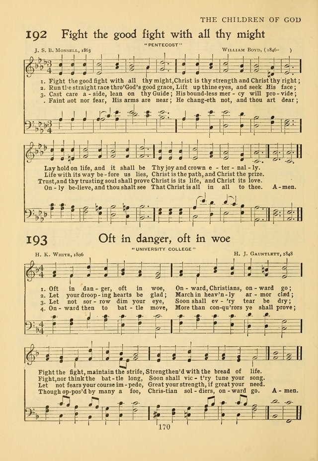 Hymns of Worship and Service: for the Sunday School page 189
