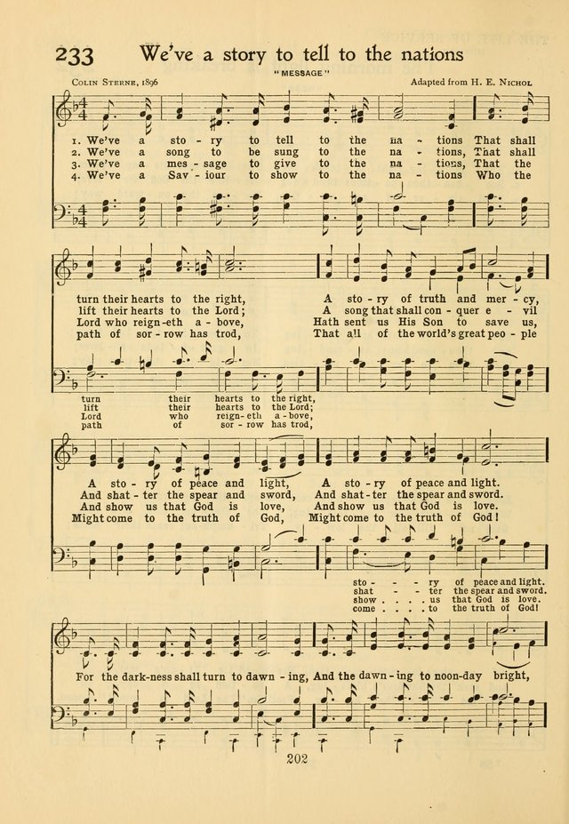 Hymns of Worship and Service: for the Sunday School page 221