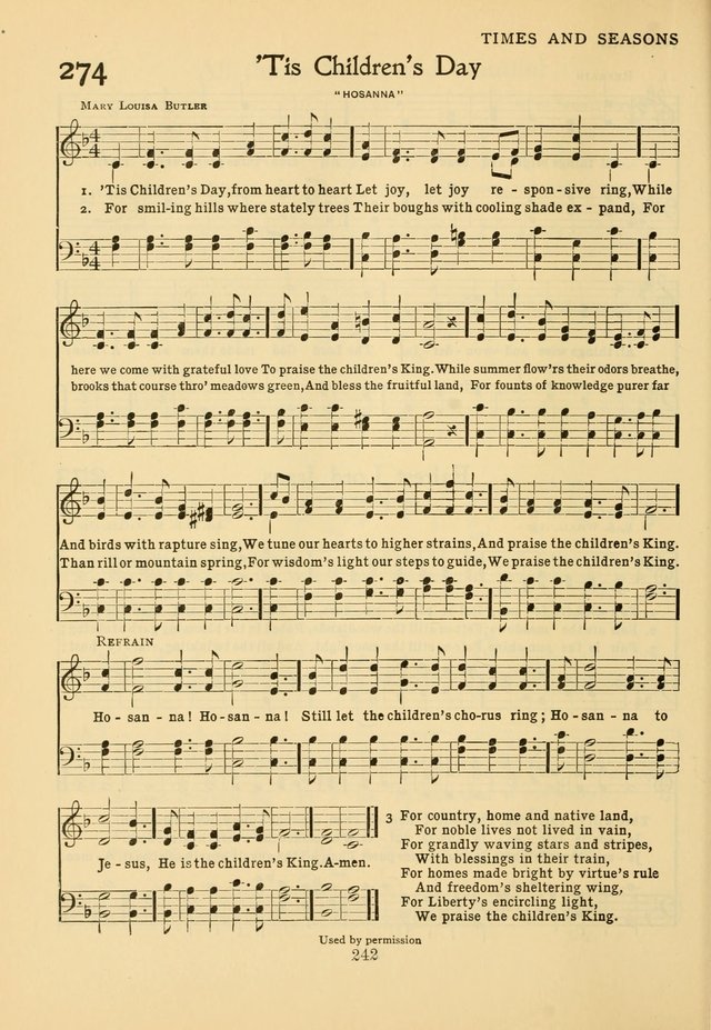 Hymns of Worship and Service: for the Sunday School page 261
