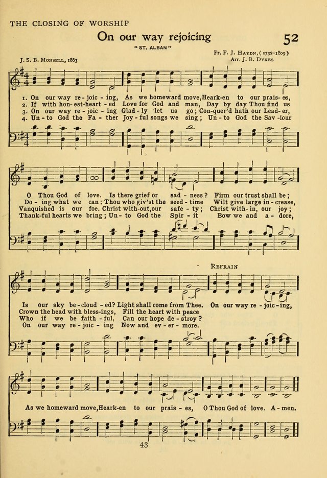 Hymns of Worship and Service: for the Sunday School page 62