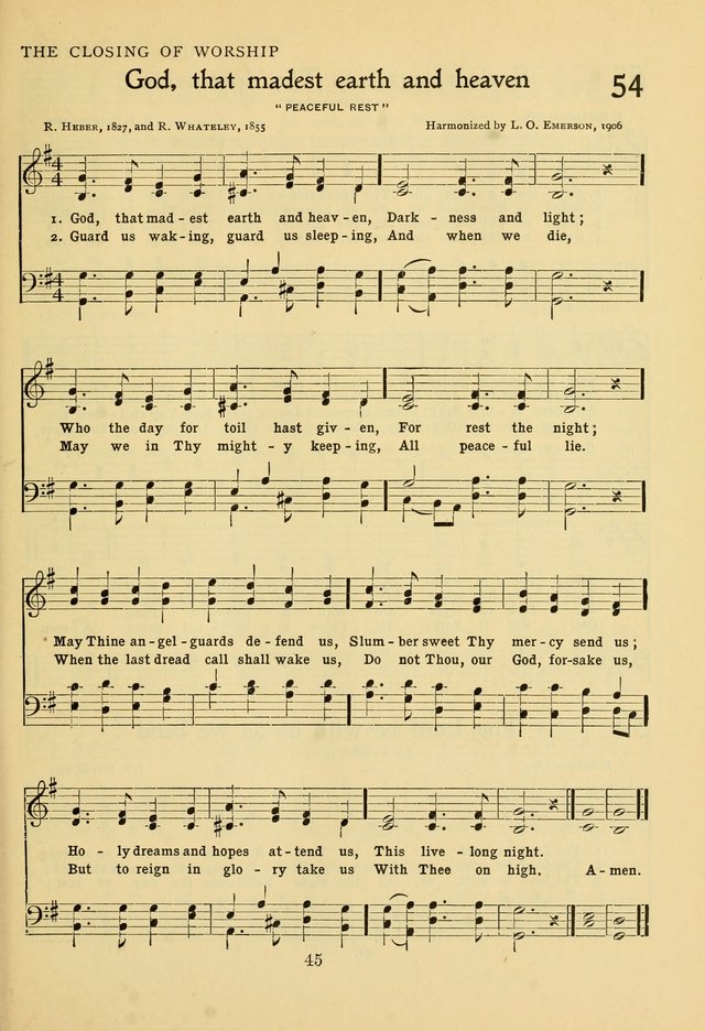 Hymns of Worship and Service: for the Sunday School page 64
