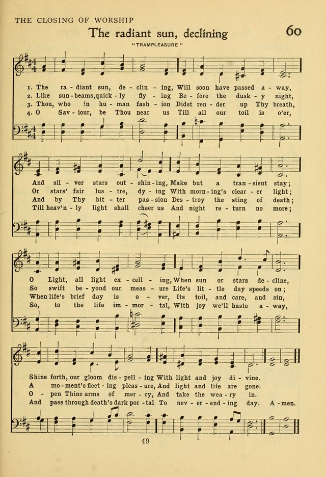 Hymns of Worship and Service: for the Sunday School page 68