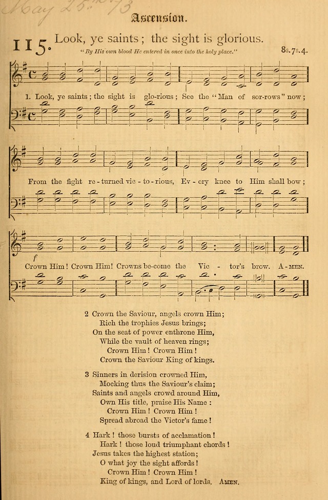 The Hymnal: with tunes old and new page 112
