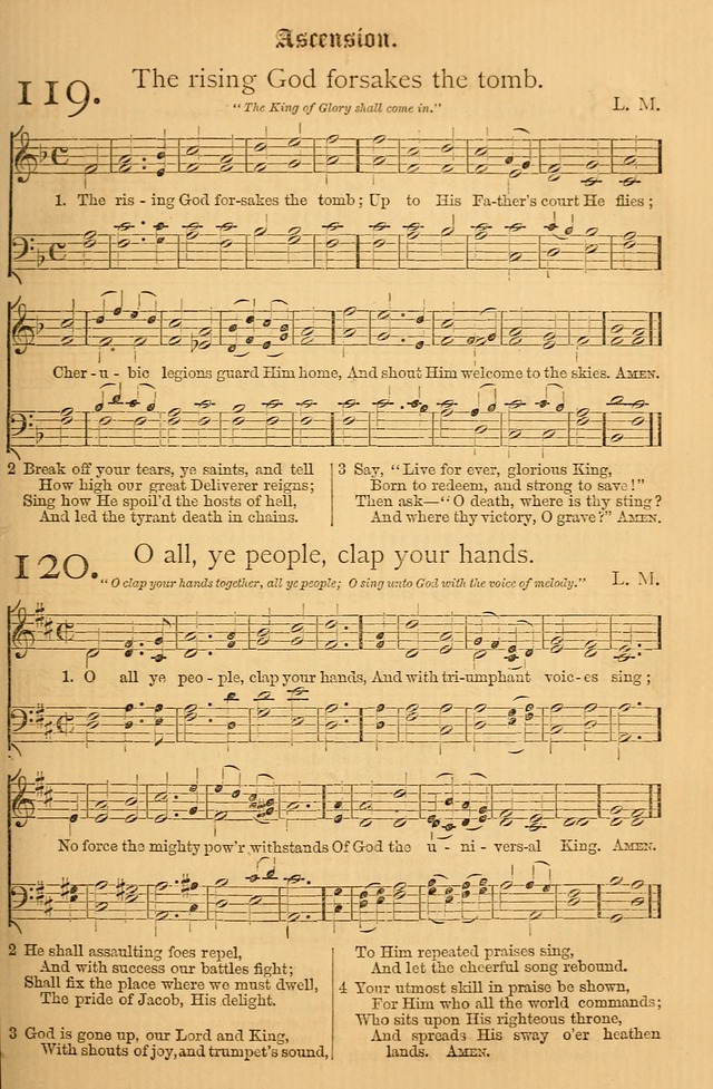 The Hymnal: with tunes old and new page 116