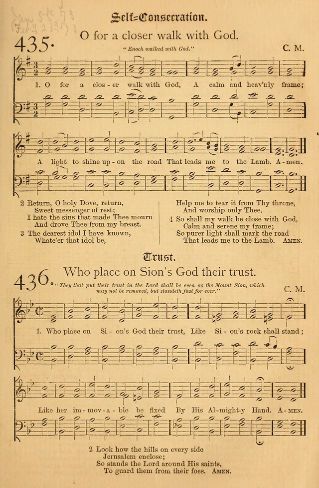 The Hymnal: with tunes old and new page 364