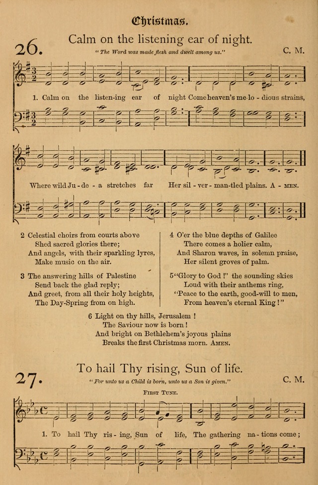 The Hymnal: with tunes old and new page 37