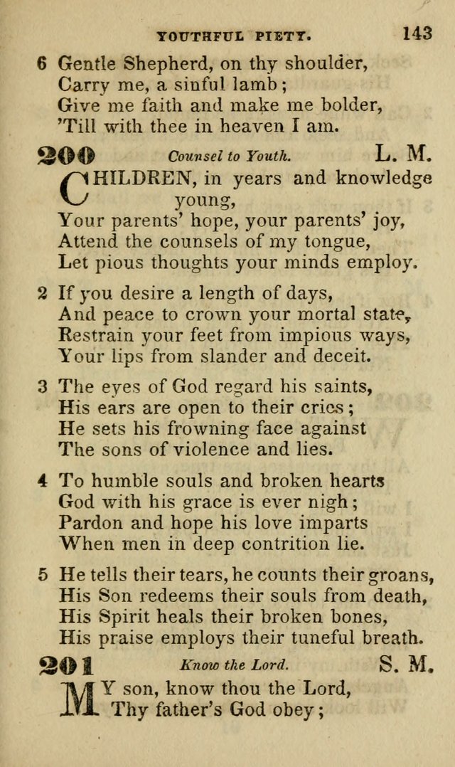 Hymns for Youth, Suitable to be Used in Sabbath and Parochial Schools page 154