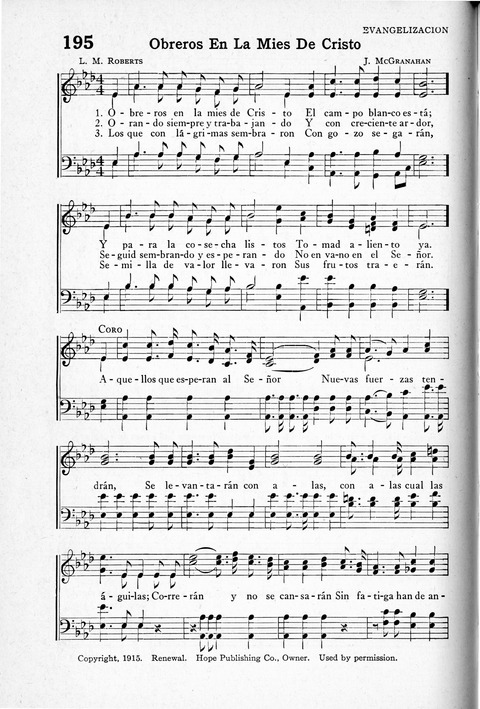 Himnos de la Vida Cristiana page 184