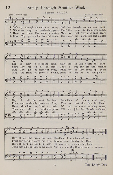 Hymns of the Christian Life page 10