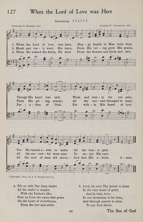 Hymns of the Christian Life page 100