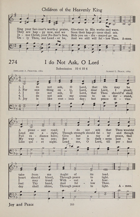Hymns of the Christian Life page 209