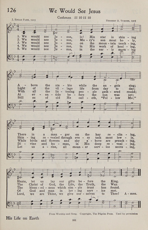 Hymns of the Christian Life page 99