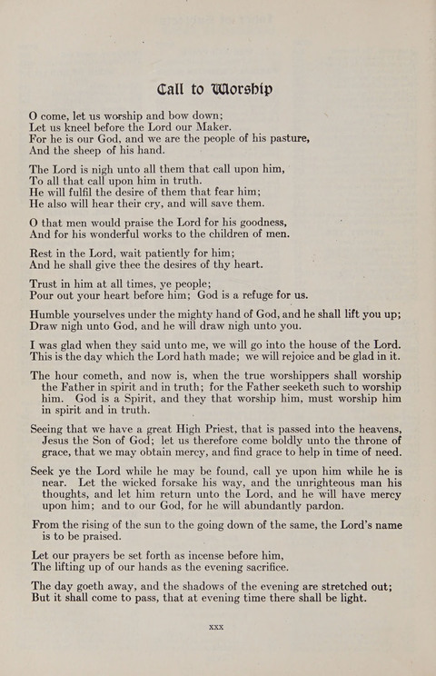 Hymns of the Christian Life page xxxv