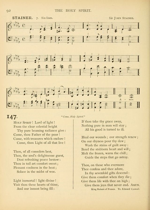 Hymns of the Church Universal page 107