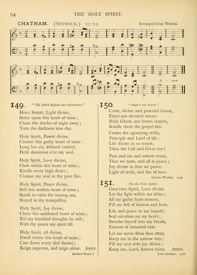 Hymns of the Church Universal page 109