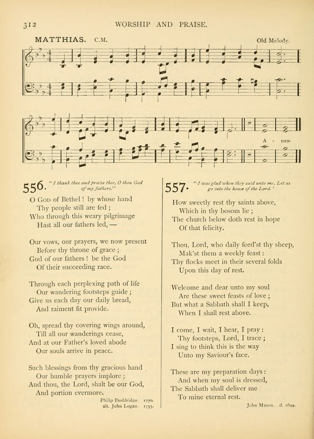 Hymns of the Church Universal page 327