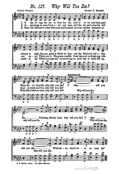 The Harp of Glory: The Best Old Hymns, the Best New Hymns, the cream of song for all religious work and workship (With supplement) page 127