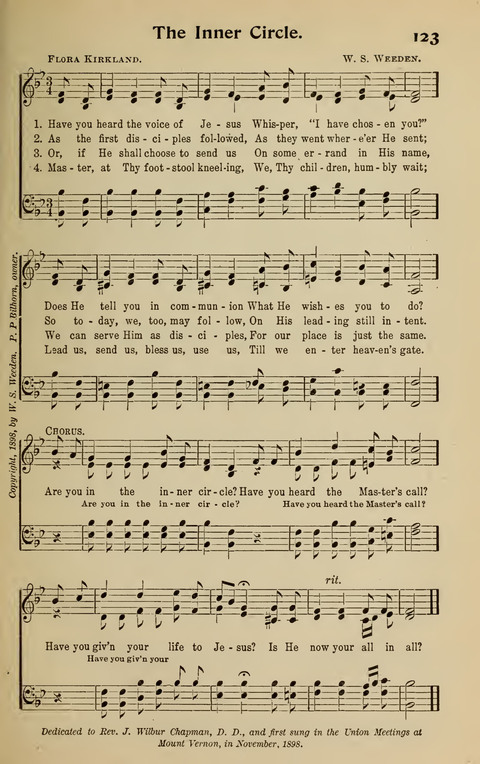 Hymns of His Grace: No. 1 page 121