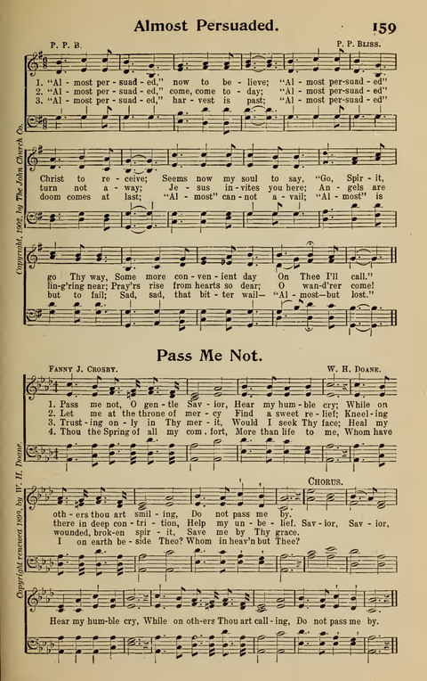 Hymns of His Grace: No. 1 page 157