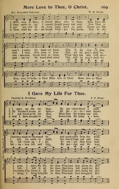 Hymns of His Grace: No. 1 page 167
