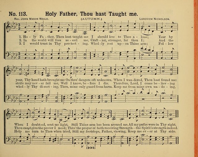 Hymns of Praise with Tunes: selected for use in Sunday school, prayer meeting, and home circle page 101