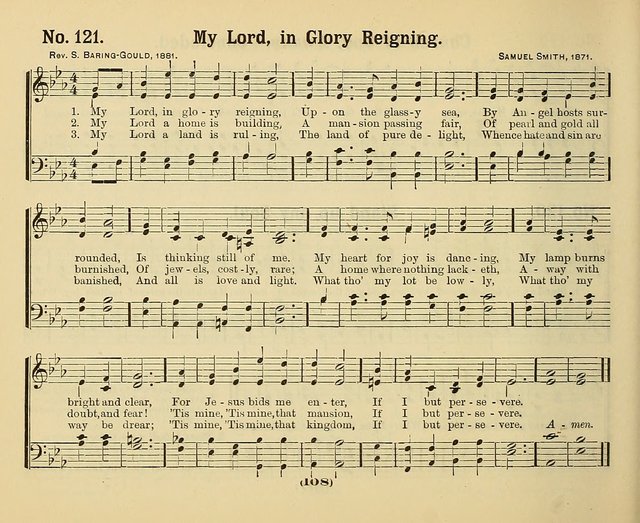 Hymns of Praise with Tunes: selected for use in Sunday school, prayer meeting, and home circle page 108