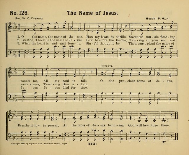 Hymns of Praise with Tunes: selected for use in Sunday school, prayer meeting, and home circle page 113