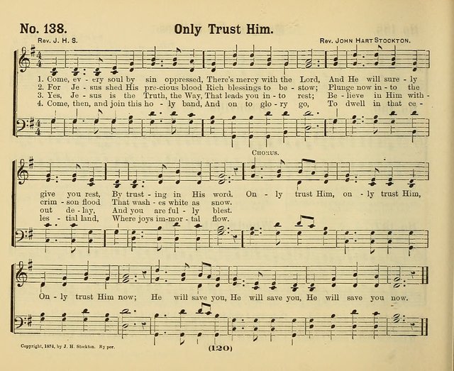 Hymns of Praise with Tunes: selected for use in Sunday school, prayer meeting, and home circle page 120