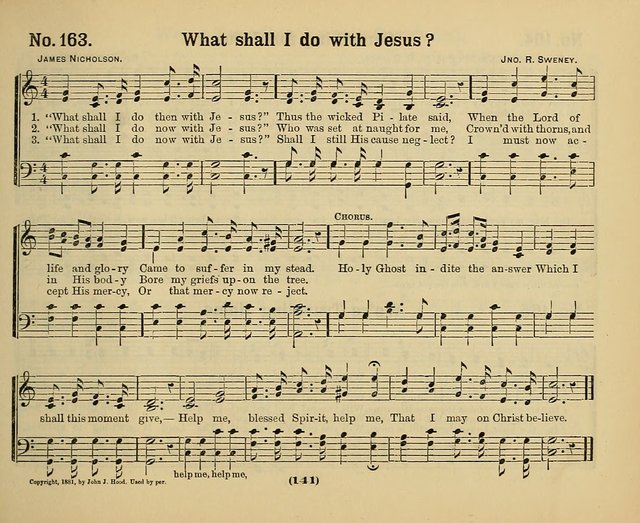 Hymns of Praise with Tunes: selected for use in Sunday school, prayer meeting, and home circle page 141